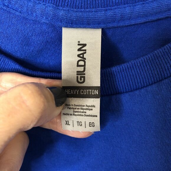 Gildan Men's For the Love of Philly 76er's Blue Short Sleeve T-Shirt Size XL - Picture 4 of 7